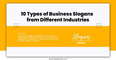 10 Types of Business Slogans from Different Industries [Examples]